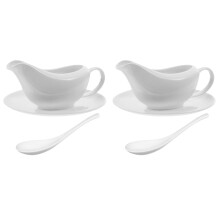 2Ensembles Mini Céramique Robuste Pour Sauce Lait