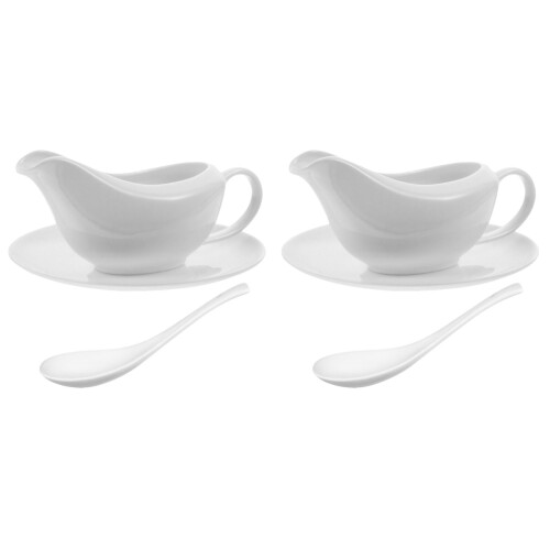 2Ensembles Mini Céramique Robuste Pour Sauce Lait