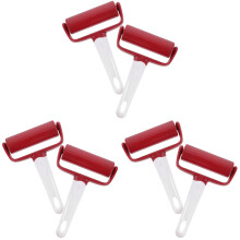 6Pièces Rouleaux Multifonction Rouge Pour Pâte De Cuisson Facile