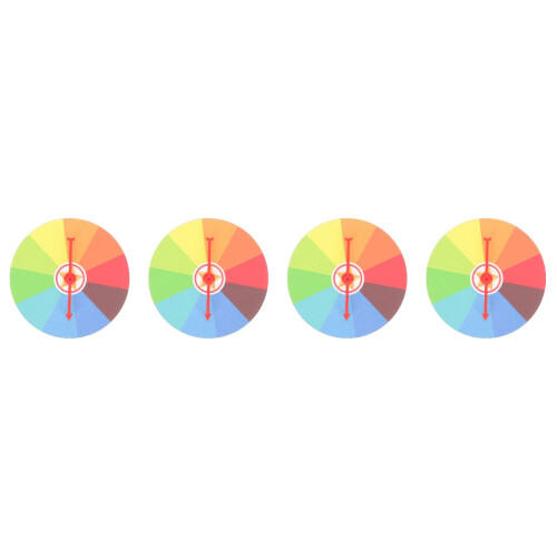 4Pièces Roue Cadeau Murale Pour Animations Festives 2