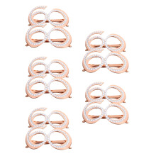 10Pièces Lunettes Fun Anniversaire Multicolores Pour Soirée Photos