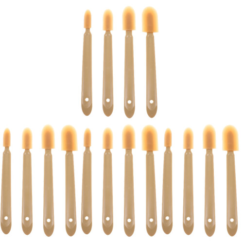 16Pcs Caulk Finishing Tools Brown Rubber Caulking Applicator Kit