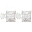 400Pièces Douche Jetables Transparentes Pour Spa Et 1
