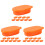 30Pièces Boîte Alimentaire Mini Plastique Décorative Orange 1