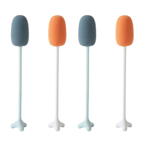 4Pièces Brosse Long Nettoyage Bouteille Bébé Assorti