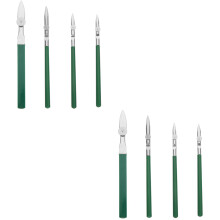 8Pièces Ensemble Stylo Droit Vert Pour Dessin Peinture Outil Artistique
