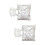 400Pièces Douche Jetables Transparentes Pour Spa Et 7