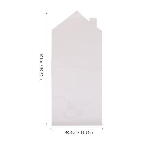 Tableau Adhésif Forme Maison Rose Pour Mur Et 1