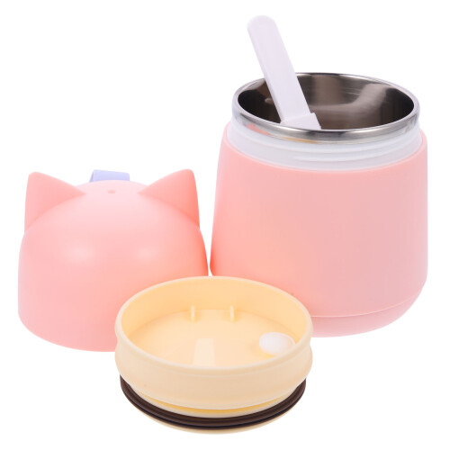 2Pièces Isotherme Rose Pour Soupe Portable 1