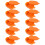 30Pièces Boîte Alimentaire Mini Plastique Décorative Orange 2