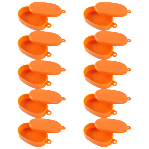 30Pièces Boîte Alimentaire Mini Plastique Décorative Orange 1