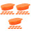 30Pièces Boîte Alimentaire Mini Plastique Décorative Orange 4