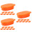30Pièces Boîte Alimentaire Mini Plastique Décorative Orange 8