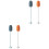 4Pièces Brosse Long Nettoyage Bouteille Bébé Assorti 5