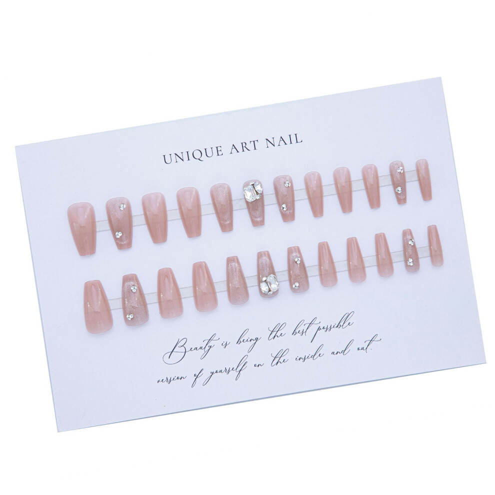 Dachuang Beauty Shiny French Press-On Nails For Manicure