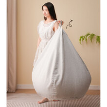 (Yellow,70*80cm)Großer Sitz Sitz Sitzsack Bequem Faul Sofa Stuhl Leinen Liege Couch Tatami Geschenk