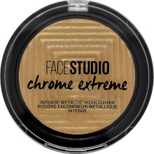 Maybelline New York - Polvo Iluminador Metálico Facestudio Chrome Extreme - 500 Citrino Brillante