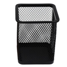 Zwarte Pennenhouder Mesh Metalen Organizer Praktisch