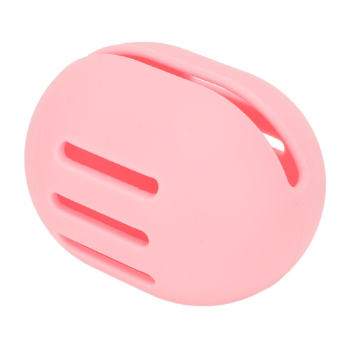 Pink Double-Sided Silicone Makeup Sponge Holder Breathable Egg Box