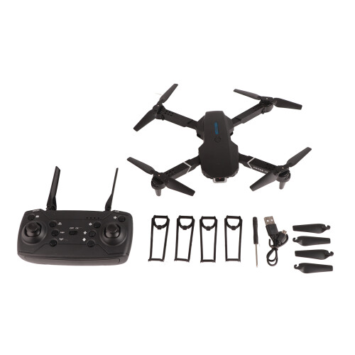 Black Folding Drone with 4K Camera, 1800mAh, 150M Remote 1