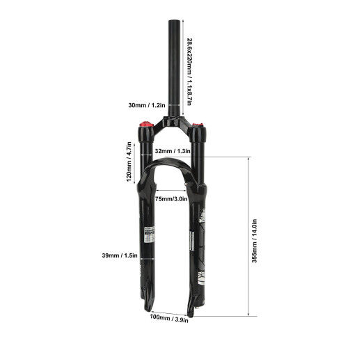 26 Inch MTB Front Fork Suspension