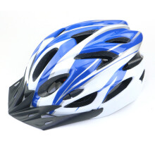 (White Blue)Kids Bicycle Helmet Cycling Skate Adjustable Outdoor Activities Helmets Tool