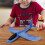 2X Funny EPPThrowing Glider Airplane Inertia Aircraft Toy Hand Launch Airplane Model 3