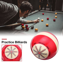 2 Stücke 57mm Dauerhaft Weiß Rot Harz Billard Spot Bad Snooker Praxis Training Queue Bälle Sport für Anfänger