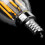 5X Dimmable E12 6W COB Edison Candle Flame Filament LED Light Bulb Lamp 10 x 3.5cm 6
