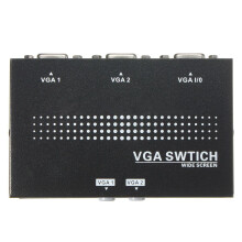 2X 2 in 1 Out VGA VGA 2 PORTE A Monitor Two Sources MANUAL SPLITTER