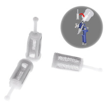 144 Pcs Universal Gravitation Spray-Gun Filters Fine Mesh, Disposable Gravitation Feed Spray-Gun Paint Strainer