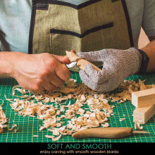 15 Piezas Bloques de Madera para Tallar Bloques de Madera para Blanquear Bloques para Tallar Tilo Juego de Madera Blanda Sin Terminar para Tallar