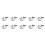 10 Pair Rear Back License Plate Light with Trunk  Button for Cruze  Number Plate 1