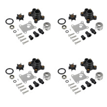 4X Lauf Rad Pumpe 9,9  und 15  Reparatur Satz für Evinrude / Johnson 394711 0394711