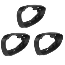 3X Car Right Side Door Wind Rearview Mirror Cover Frame for Fiesta MK7 2009-2017