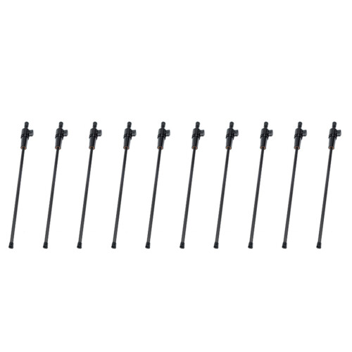 10 - Pkg Starke Schwarze Kohlefaser Cello Endpin 3/4 & 4/4 Cello Teile 1
