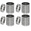 18 Pack 4 Polegadas Double Rolled English Muffin Rings, Aço Inoxidável Crumpet Rings, Tart Rings, Round 1