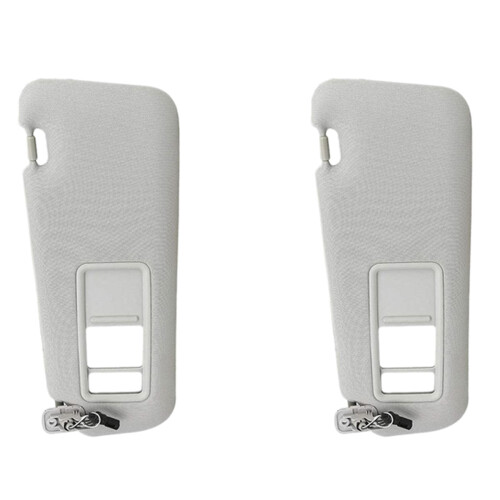 2X Gray Left Driver Sun Visor for  CX-9 CX9 2010-2015 TDY1-69-320