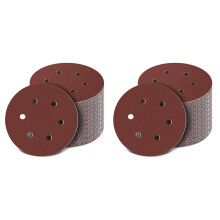 150 mm Schuurschijf, 6 Inch Klittenbandschuurpads, 200-Delig Schuurpapierset Assorti Korrels voor Excentrische Schuurmachine