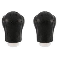 2X Car Manual Leather Gear Shift Knob Gear Handball Lever for Hilux Revo 5 Speed