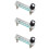 3X 0.1-1.5LPM 1.5L Oxygen Flow Meter Flowmeter with Control Valve for Oxygen Air Gas 1