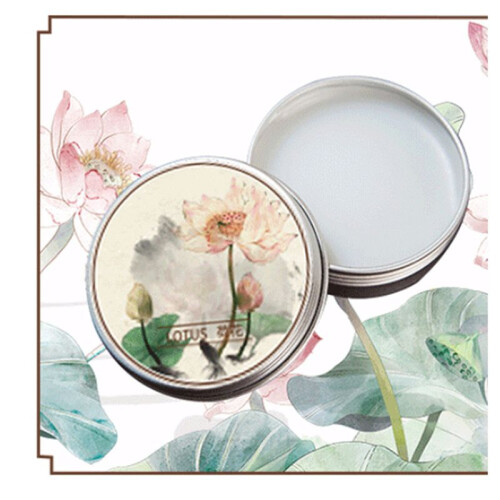 10 St Kvinnor Solid Parfym Portable Solid Balm LåNgvariga Dofter Elegant Kvinnlig Solid Parfym(Lotus) 2
