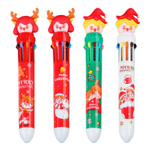 (1 random) 10-Color 0.5mm Christmas Ballpoint Pen Set