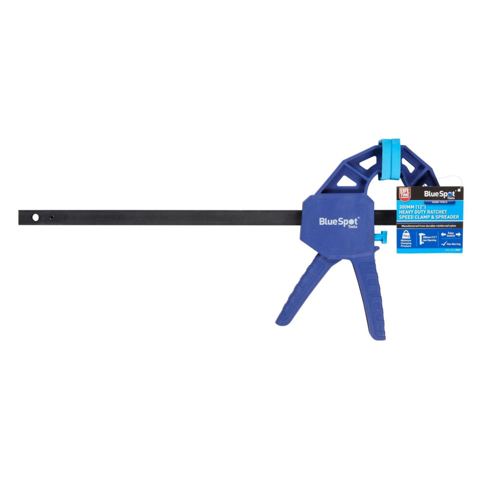 Bluespot Tools Heavy-Duty Ratchet Speed Clamp & Spreader 5063750419886