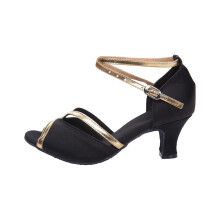 (Black Gold, 34) Women\'s Ballroom Dance Heels - Gift for Her
