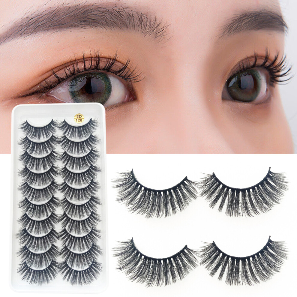 Hue-Grain Fluffy Natural Fake Lashes For Party & Date