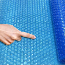 Heavy Duty Solar Pool Cover 3m x 8m Rectangle Bubble Blanket with Grommets for InGround Pools