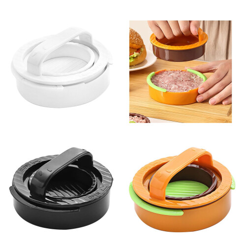 Adjustable Burger Press with Ergonomic Handle Dishwasher Safe Black Patty Maker for Home Kitchen 1
