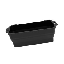 Reusable Silicone Grease Tray for Griddle, NonStick Heatproof Oil Catcher Cup, Black Durable Design