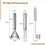 Stainless Steel Corn Tool Set, 3Piece Corn Cutter and Scraper with AntiSlip Fork for Easy Kernel Removal 2